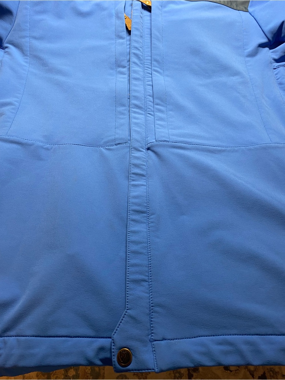 Men’s size L Fjallraven - Blue Hooded Waterproof Jacket - Picture 6 of 10